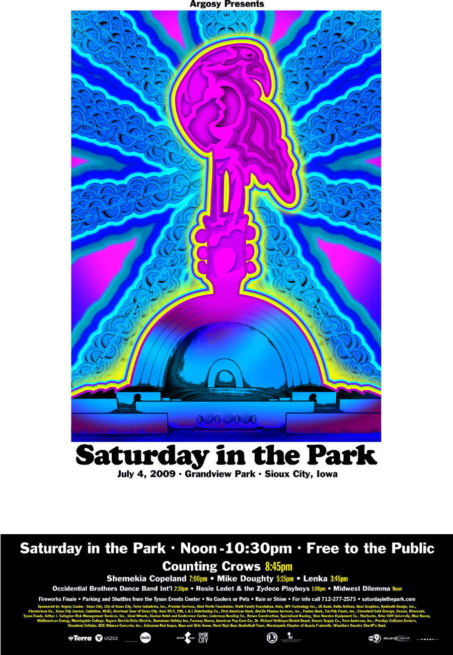 Saturday in the Park poster 2009